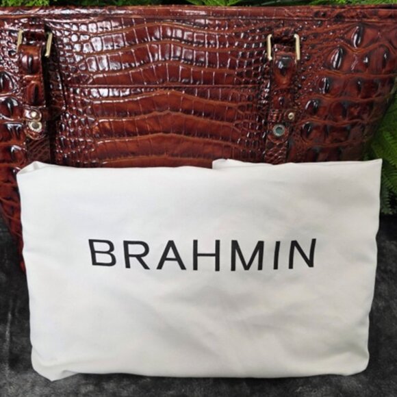 Brahmin Medium Asher Tote-Pecan Melbourne (excellent condition) - Picture 8 of 8